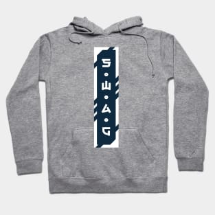 Swag cyberpunk urban slang letters Hoodie